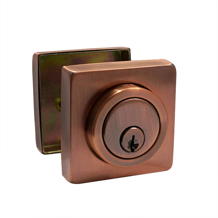 单缸方形锁舌门锁,hyland d103 ac不锈钢门锁,带黄铜钥匙