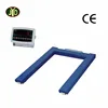 2t U shape movable platform scales digital floor scale