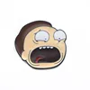 Customized Cartoon Cute Emoji Lapel Pin Pickle Badge Shell Brooch Badges For Neckline Chest Bag