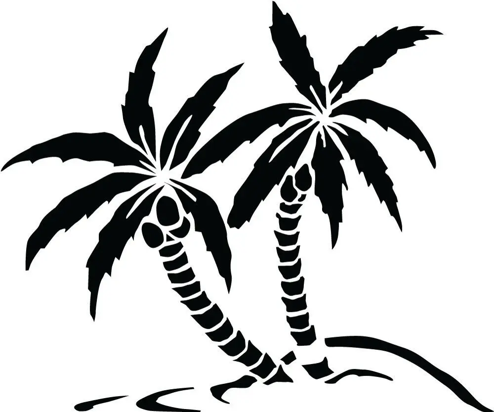 Наклейка пальмы