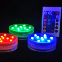 

Multi-color battery powered Hookah LED Light Base For kaya glass shisha