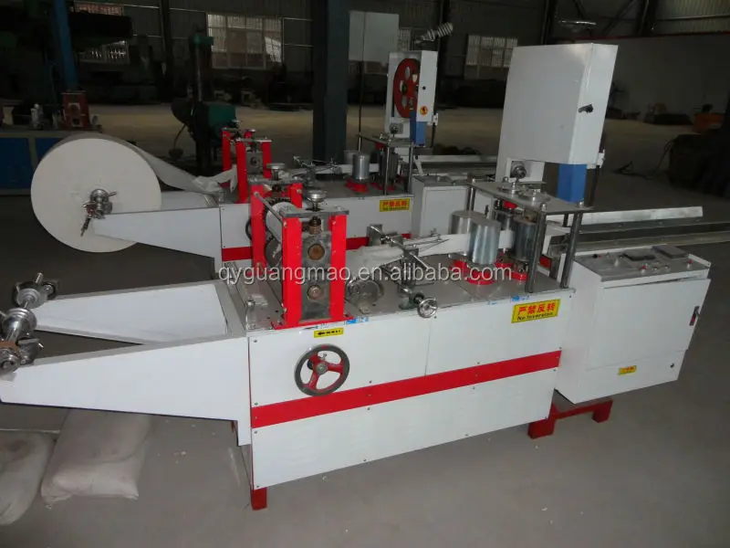 Embossing Napkin Folder and Slitting Equipment For The Production of Napkins, High Quality Serviette Making Machine For Sale