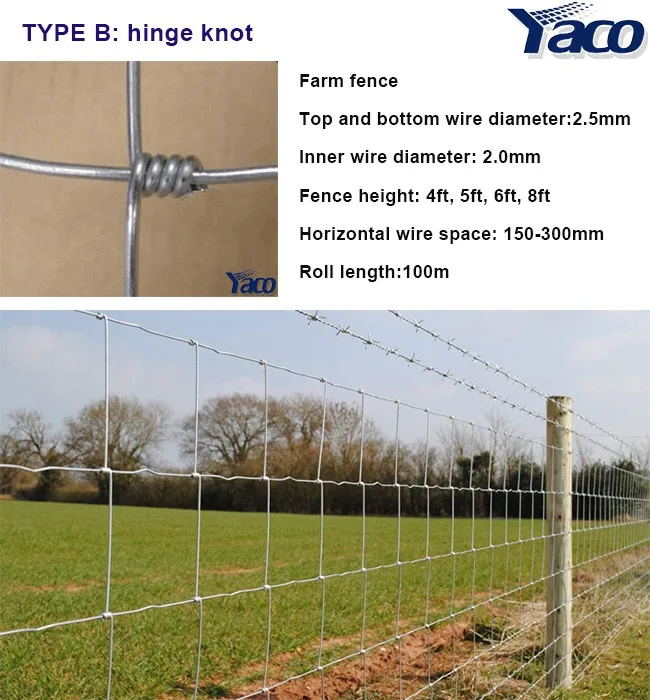 2.2mm 2.5mm 2.7mm Wire Farm Cattle Steel Fence Prices In Philippines