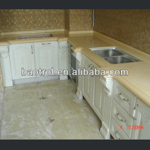 Seamless Marble Flooring Compound Stone Cost Effective Kitchen