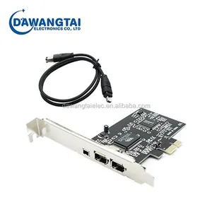 PCIe with 6Pins FIREWIRE 400 PCI-E IEEE 1394 CARD VIA CHIPSET WORK WIN7 MAC OS