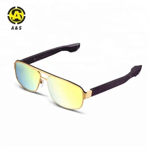 Bluetooth Bone Conduction Glasses Music Mic
