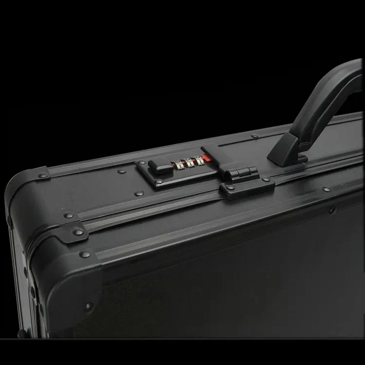 Custom Aluminum Travel Briefcase Hard Electronic Equipment Carrying