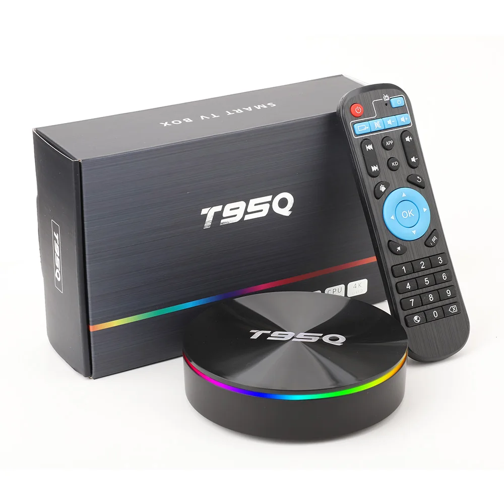 

Colorful Light 4K S905X2 BT 4.2 Media Player Android 8.1 4GB 64GB Global Android Tv Box T95Q