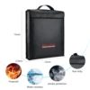 Fireproof Fire Resistant Document Bag Envelope Pouch For Passport Money Files