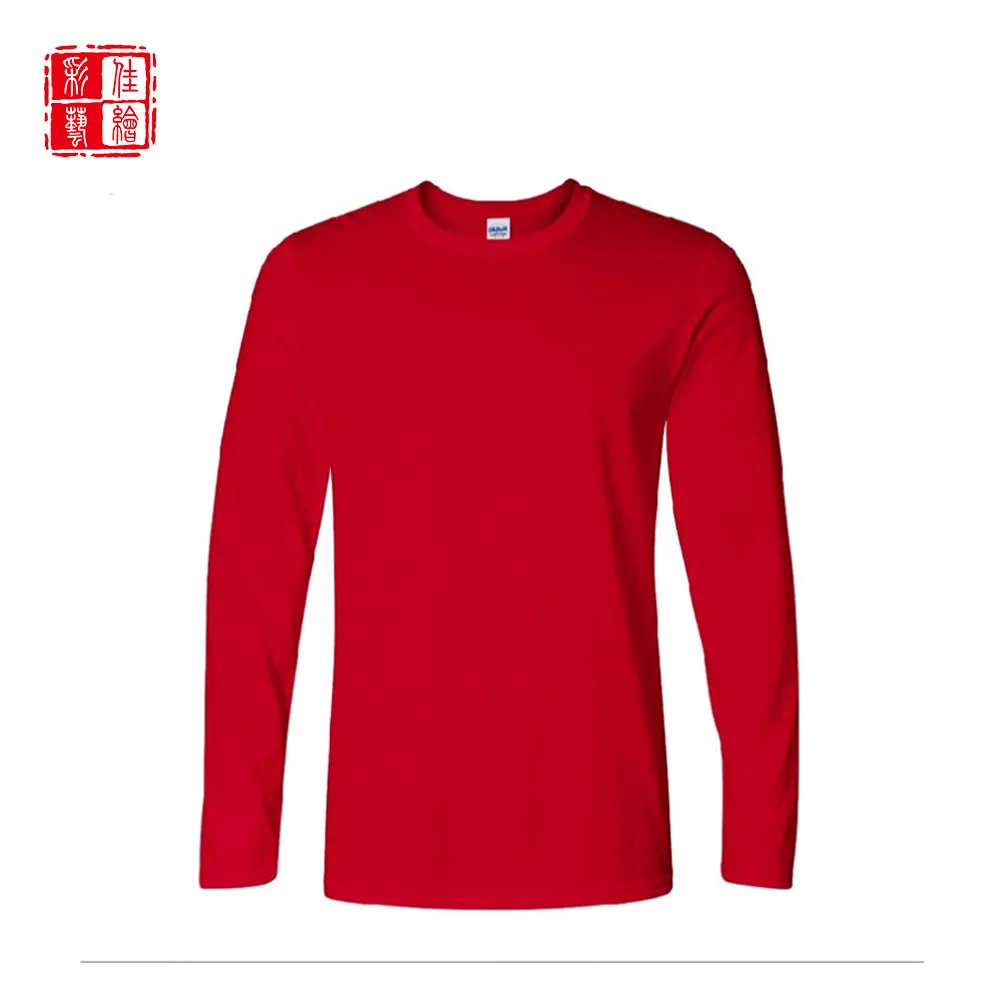 

Wholesale custom long sleeve o-neck organic cotton men's long sleeve t shirt blank, N/a
