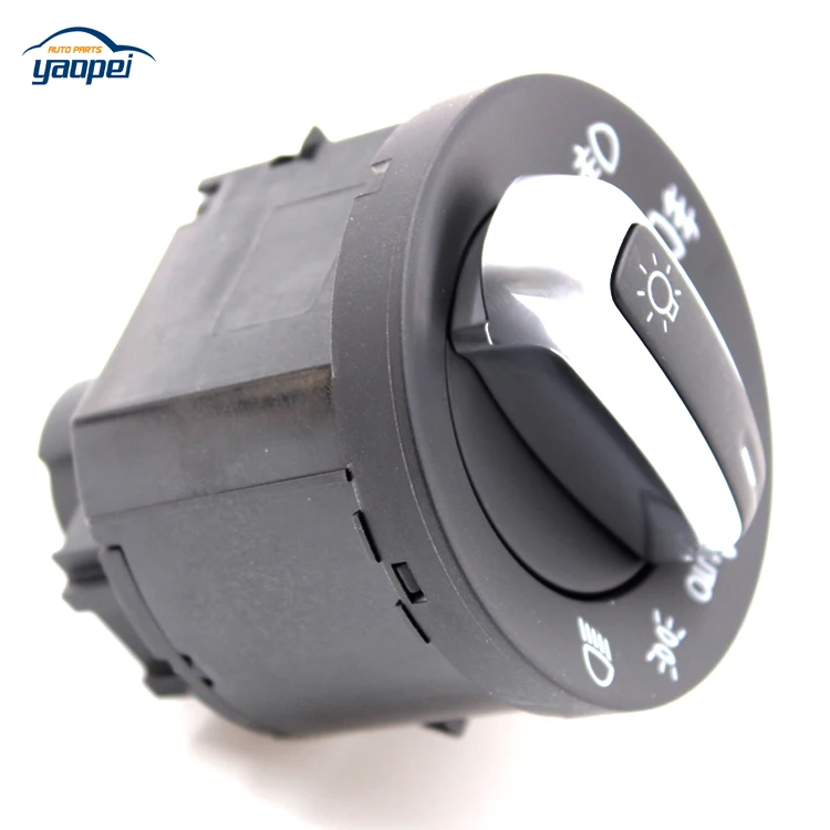 Chrome Euro Headlight Switch For Vw Golf Mk6 Mk5 B6 5nd941431b Buy