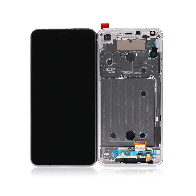 

Best Price LCD Screen for LG G6 LCD Display Touch Screen Digitizer Assembly With Frame, Black white blue