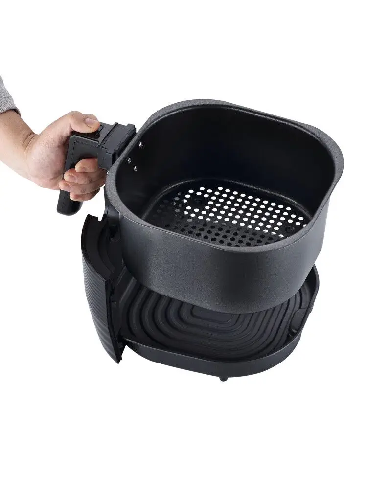 
Digital Air Fryer Oil-Free Healthy Cooking 8 One Touch Preset Modes Removable, Dishwasher-Safe Tray Free Recipe Book Included 