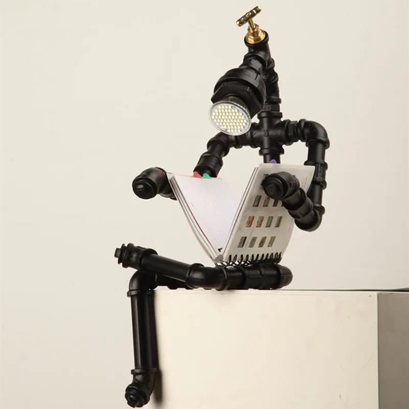 tubo galvanizado por inmersion en caliente de hierro maleable bricolaje robot lampara codo buy estampado plateado doblado 1 tamano cute diy
