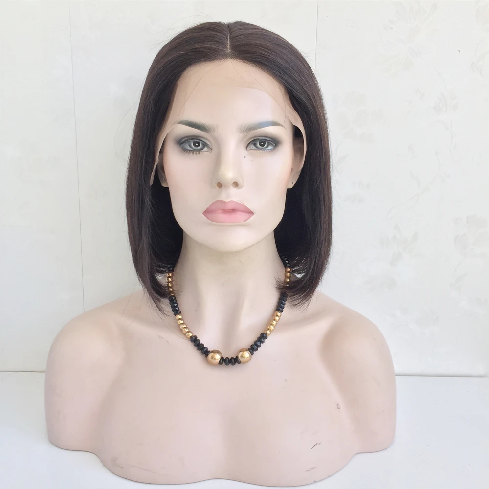 

2019 new style silky straight virgin hair bob wig 12inch short bob front lace wig human hair wigs for black women