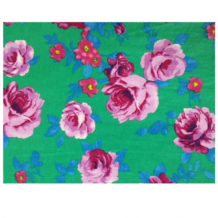 
Latest design Free Sample bulk sale oem floral printed fabrics 100% cotton for hot night dress 