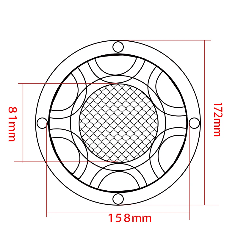Грили для динамиков чертеж