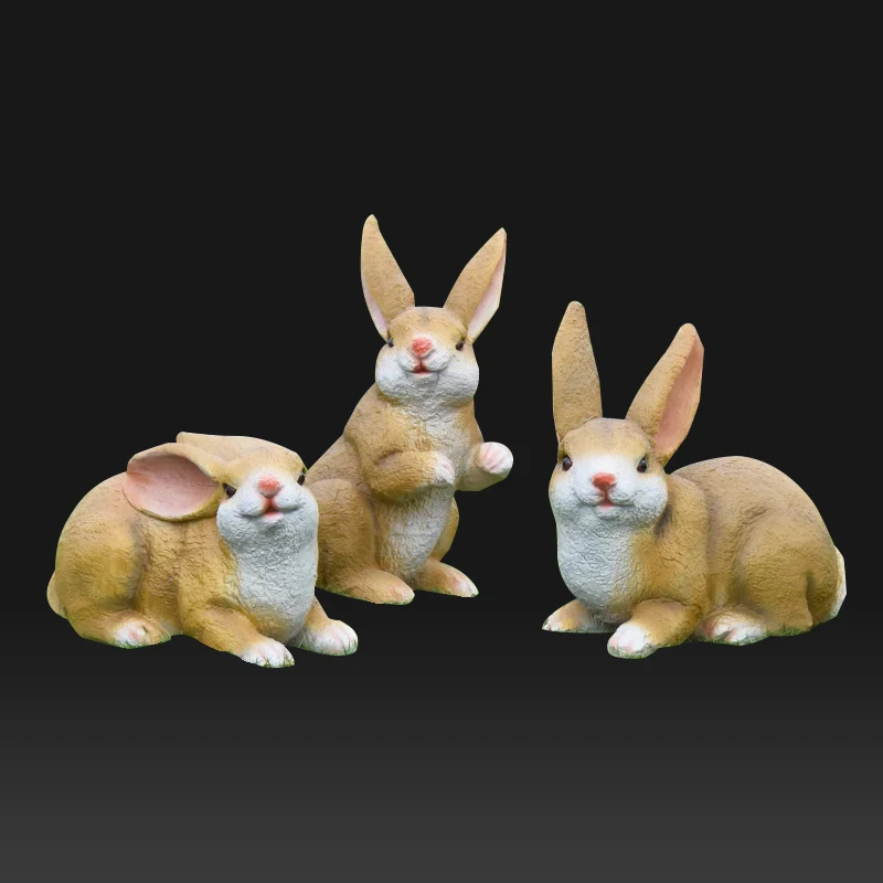 Wholesale Resin Rabbit Resin Animal Figurines Craft Statues Buy Custom Resin Sculpture