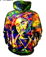 

wholesale hip hop Men Sweatshirt Hoodie Tupac 2pac hoodies 3d printed Pullover hoodies for women