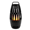 ShineLong Outdoor Portable Stereo Speaker LED Flame Table Lamp Torch Atmosphere Bluetooths Speakers with HD Audio