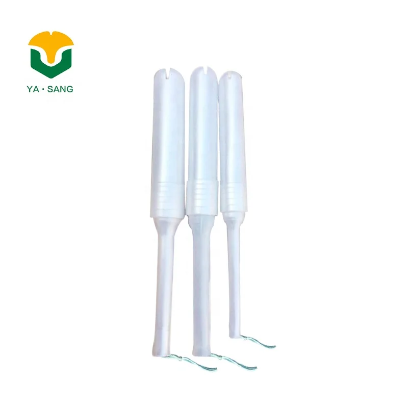 

Free sample wholesale mini/regular/super/super plus Disposable organic cotton tampons, White