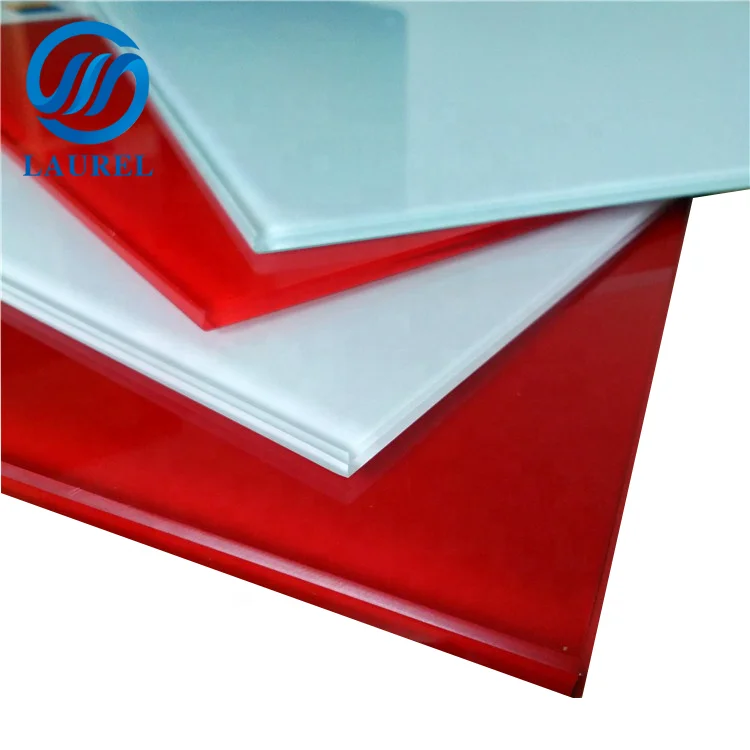 High Quality White Painted Glass Lacquered For