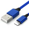 wholesale super thin usb cable nylon fabric 2.1a usb cable with retail packaging for iphone