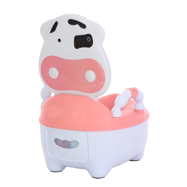 2018 cute cartoon baby portable training potty urinal plastic