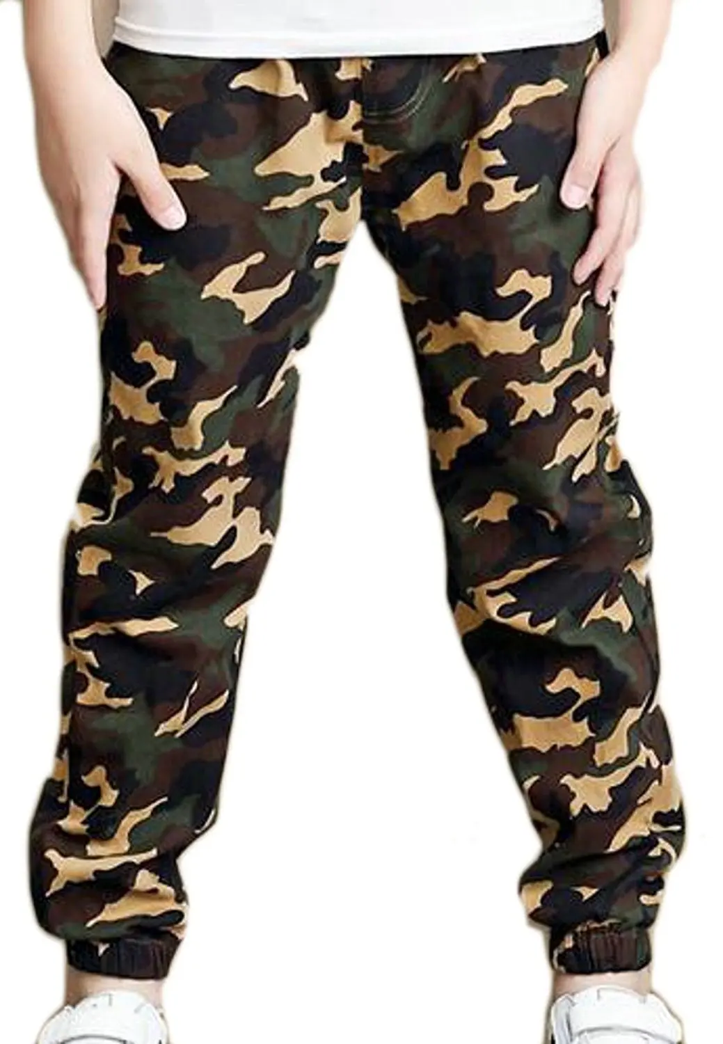 winter camo joggers