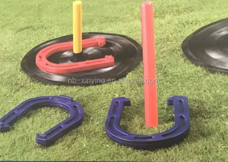 Rubber Horseshoe Game Set For Indoor And Outdoor Playing