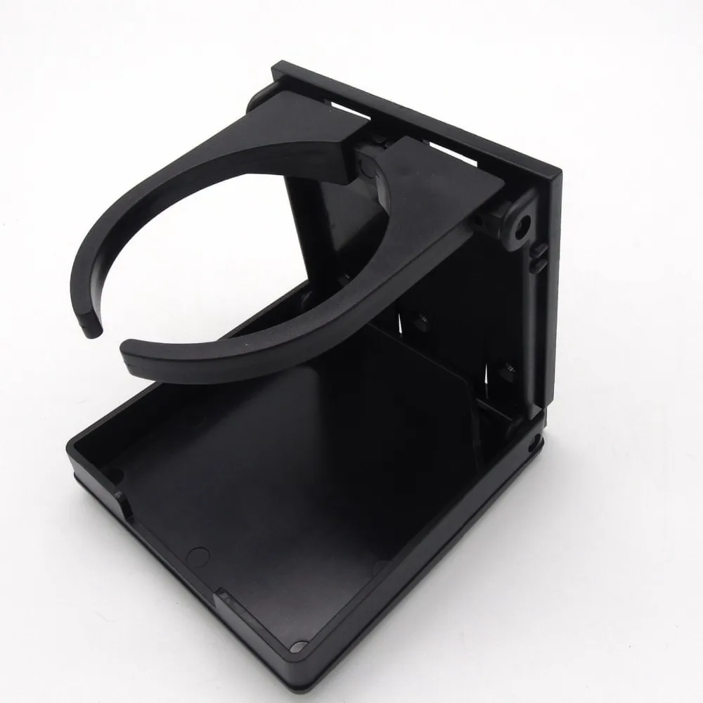 Boat Bus Black Adjustable Folding Abs Plastic Cup Holder For Marine