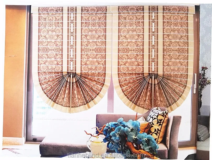 Fanshaped Roller Blinds/slat Roman Blinds/ China Roman Blinds Buy