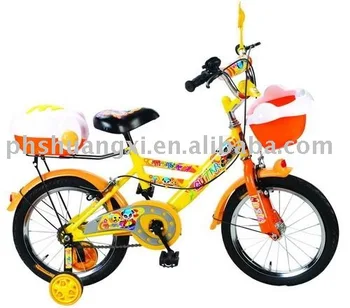 yellow toddler bike