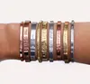Personalized Mantra Band Cuff Bracelet Engraved Quotes Stacking Bangle Customized Cuff Hand Stamped Bracelet Cuffs