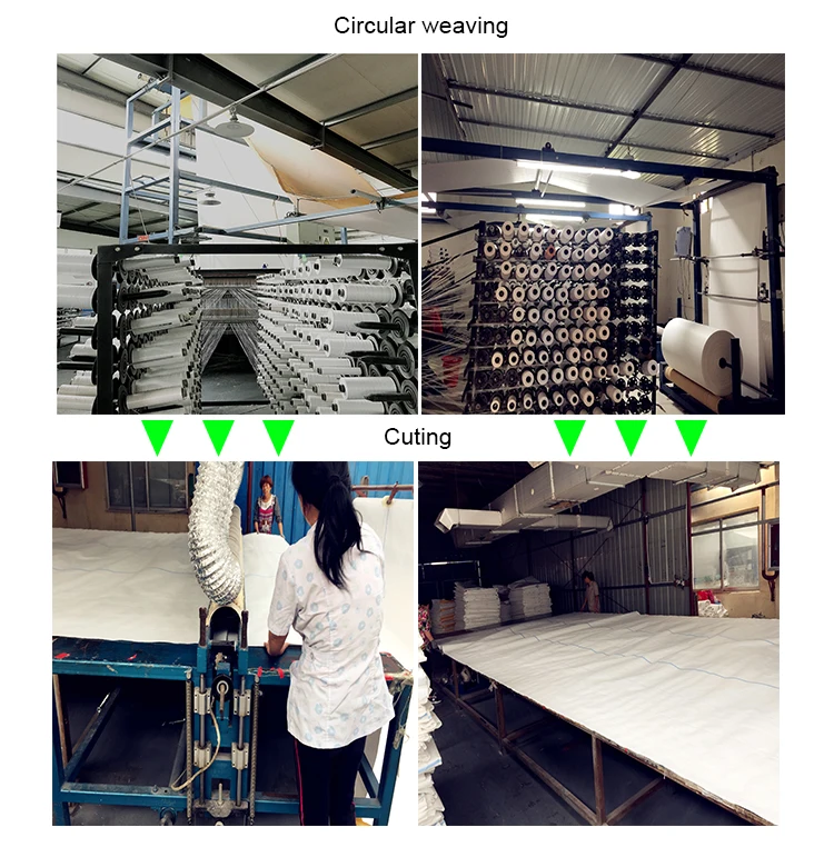 Cement / Concrete polypropylene sand 1 Ton Bulk Bags / Flexible Intermediate Bulk Containers