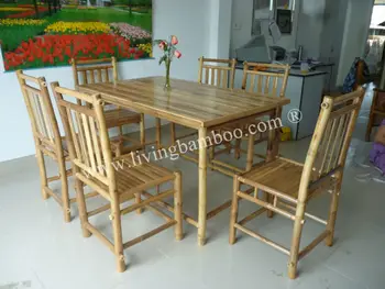 Home Furniture Binh Quoi Bamboo Dining Table Set Home Furniture Binh Quoi Bamboo Dining Table Set