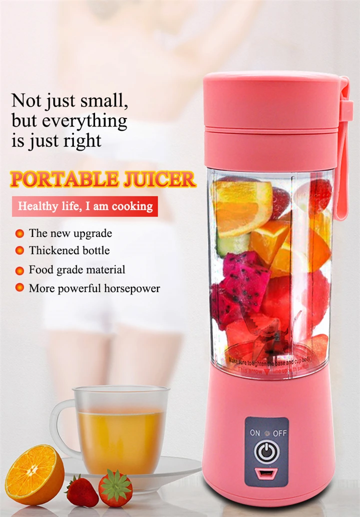 Automatic Extractor Bottle Cup Mixer Juicer Grinder Mini Electric Fruit