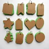 High Quality Metal Ring die cut Kraft Paper Memo Pad For Office