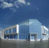 professional prefab low cost industrial warehouse building/steel structure office exhibition hall for sale