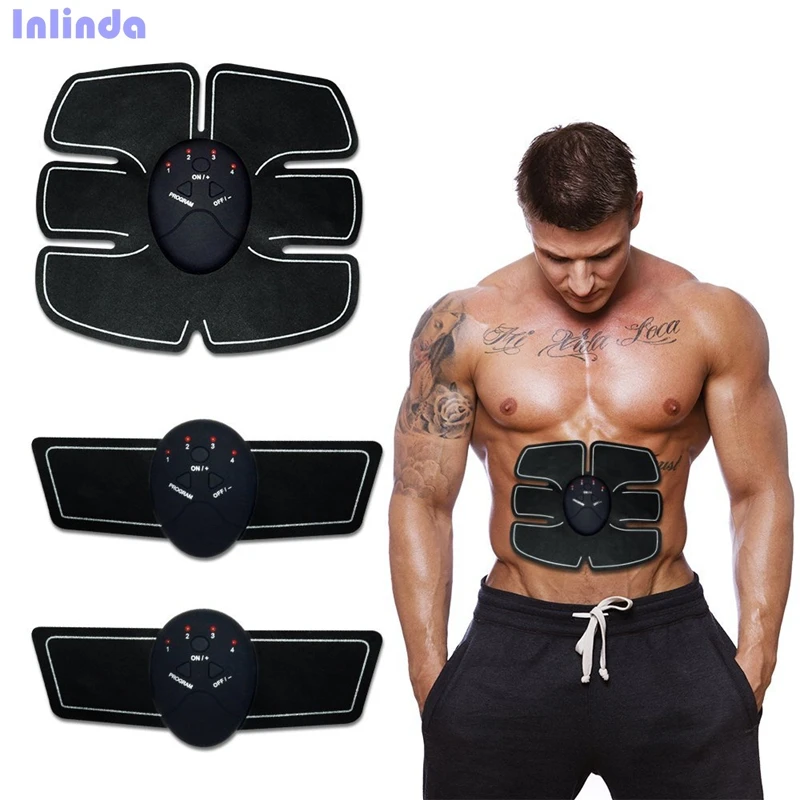 

Ems Muscle Exerciser Wireless Muscle Stimulator Smart Fitness Abdominal Training Device Body Slimming Beauty Machine Unisex