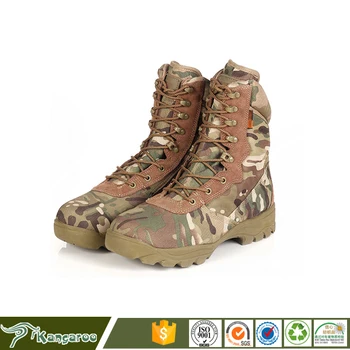 camouflage military boots
