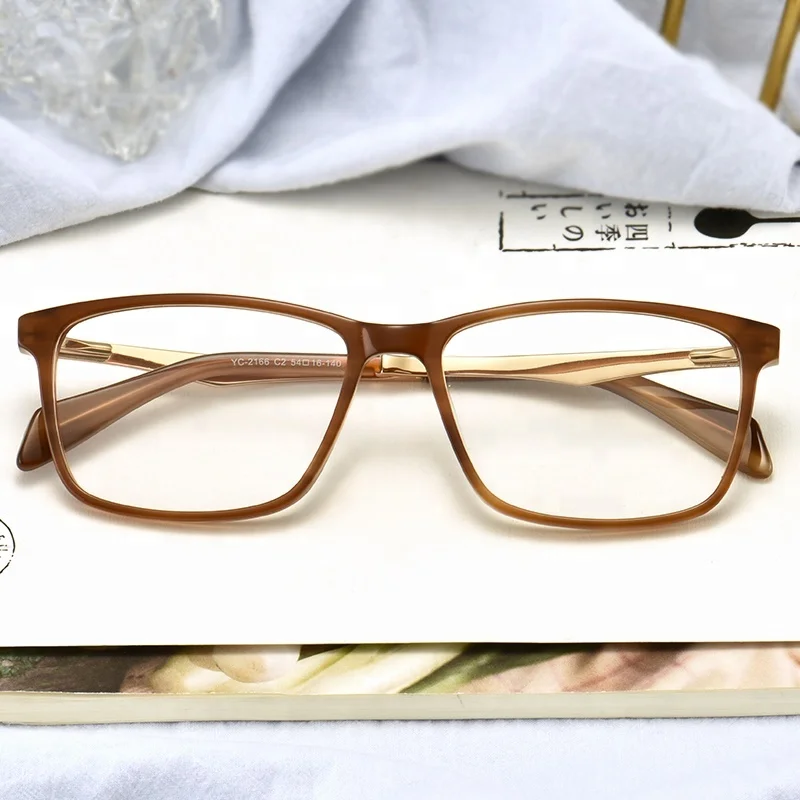 

Prescription Popular Eyes Metal Eyewear Acetate Optical Frames Glasses