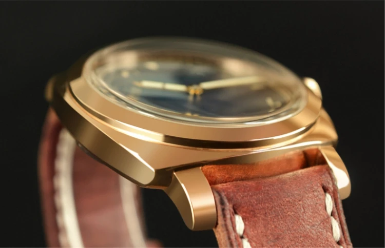 复古锡青铜手表,自动手表,潜水手表,100 米防水手表夜光手表