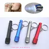 Compact Aluminum Alloy 1*LED Flashlight Keychain,Mini LED Keychain Light ,Whistle Function Led Torch