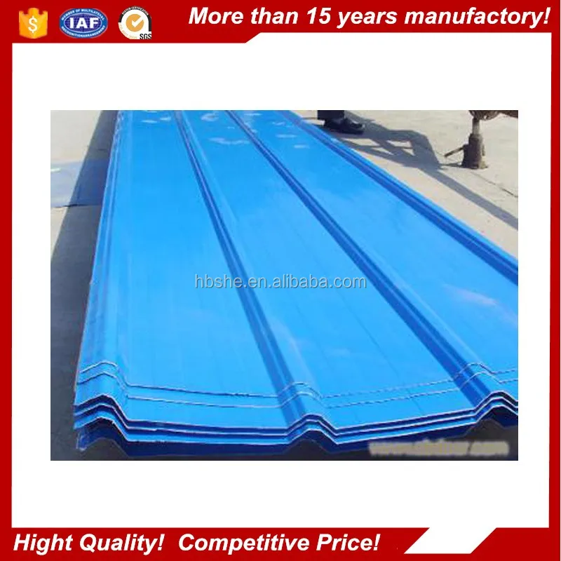 Zink Corrugated Color Coated Metal Roofing Sheets/color Coated Zinc