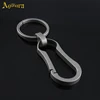 2018 Outdoor tool Anti-lost Quick Release Titanium Alloy car keyring Hook Carabiner Keychain