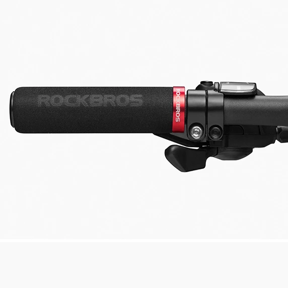 

ROCKBROS Bicycle Anti-ski Cycling Grips Silicone Sponge Shock-absorbing Soft Bike Grips MTB Bike handlebar, 6 colors