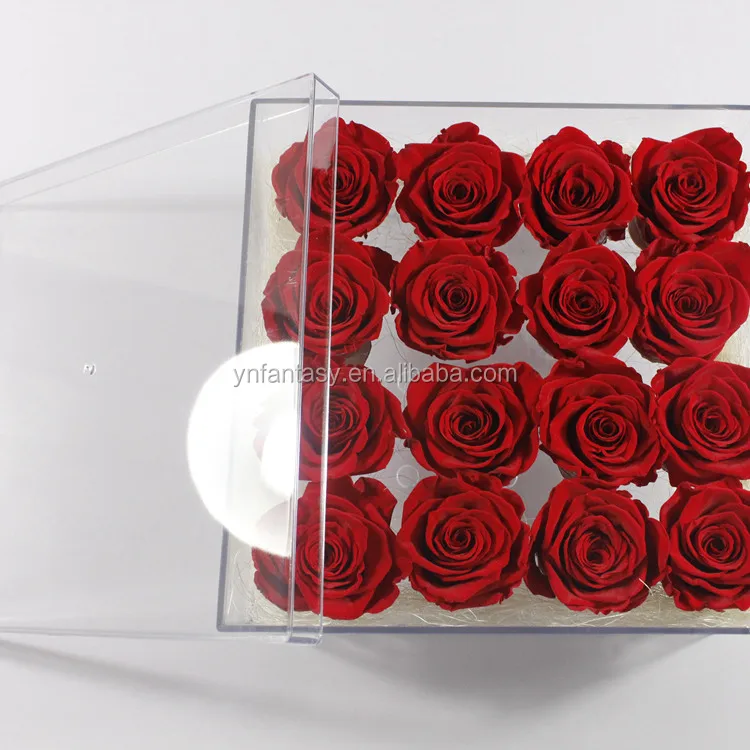2018 Wedding Decoration 25 Holes Custom Preserved Flowers Rose Box Acrylic Buy Wedding Decoration Custom Preserved Flower Box Preserved Roses Box Acrylic Product On Alibaba Com