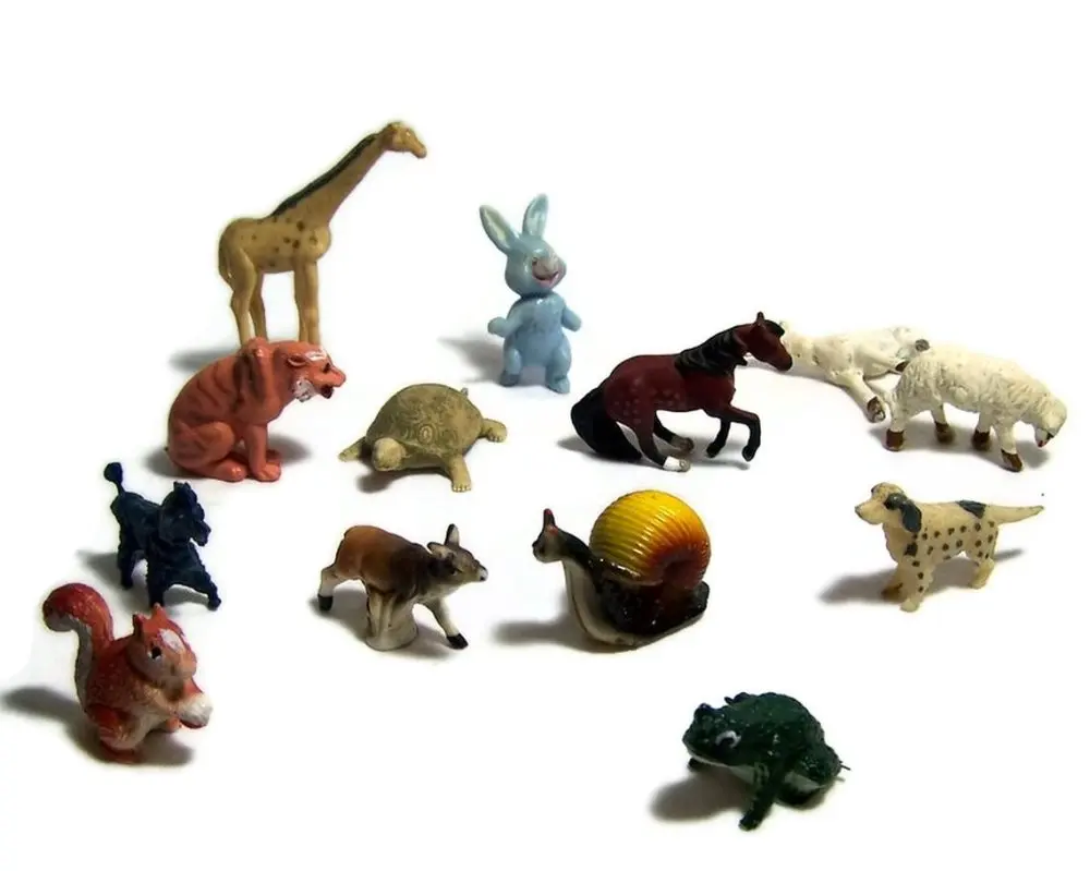 plastic animal figurines