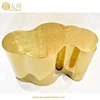 Luxury Interior Design Tree Stump Shape Luca Rose Gold Cocktail Coffee Table